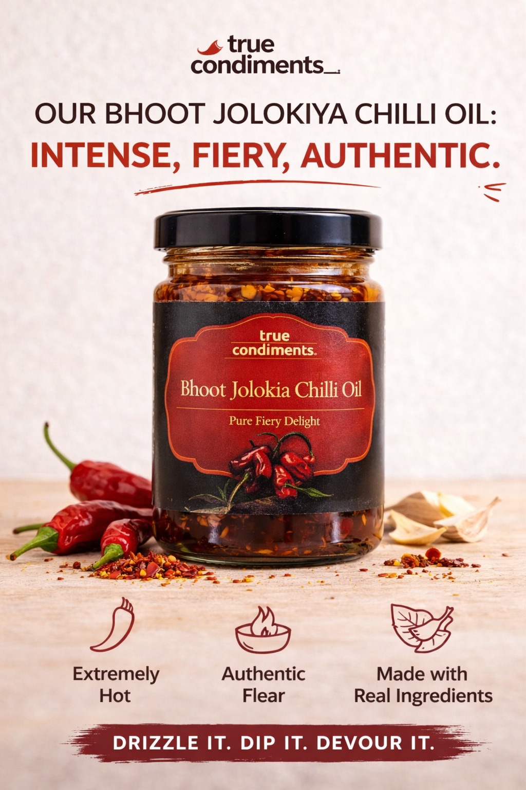Bhoot Jolokia Chilli Oil